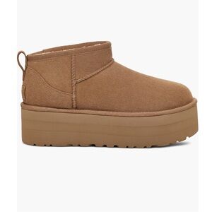 UGG Classic Ultra Mini Platform size 8 Chestnut